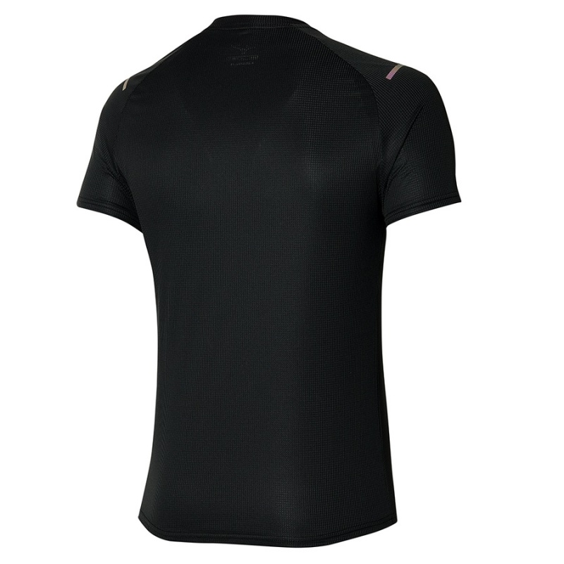 T Shirts Mizuno Dryaeroflow Tee Homme Noir | France M5217BG