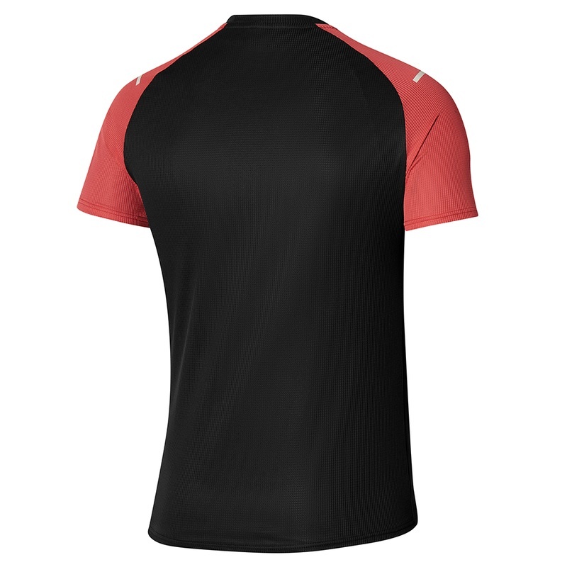 T Shirts Mizuno Dryaeroflow Tee Homme Noir Rouge | France M5360AG