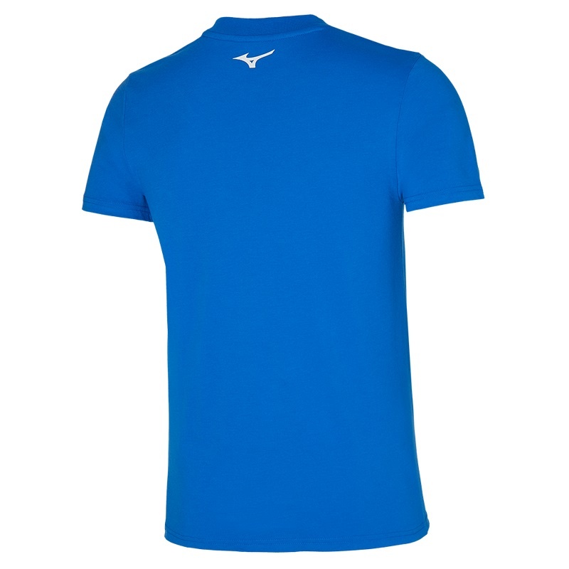 T Shirts Mizuno Graphique Tee Homme Bleu | France M2168GW