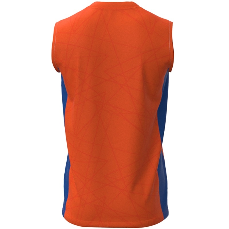 T Shirts Mizuno Nevobo Voleyball Replica Homme Orange | France M6549FW