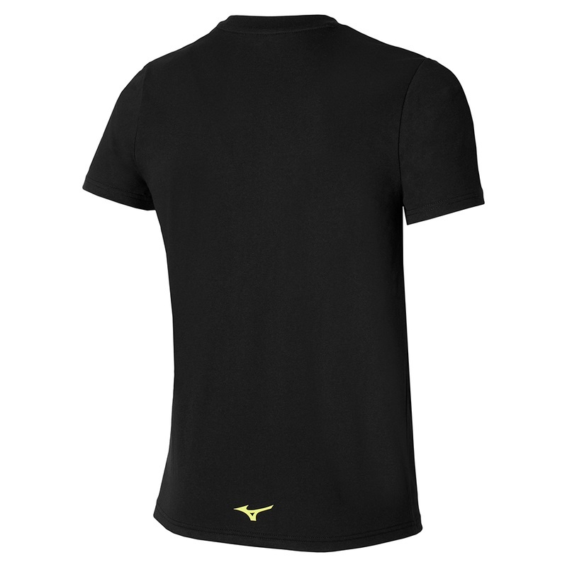 T Shirts Mizuno Release Graphique Tee Homme Noir | France M0269LU