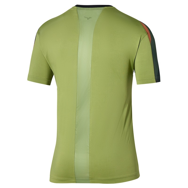 T Shirts Mizuno Release Shadow Tee Homme Vert | France M7920ZV