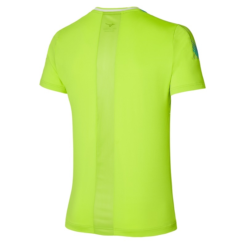 T Shirts Mizuno Shadow Tee Homme Vert Clair | France M8690XQ