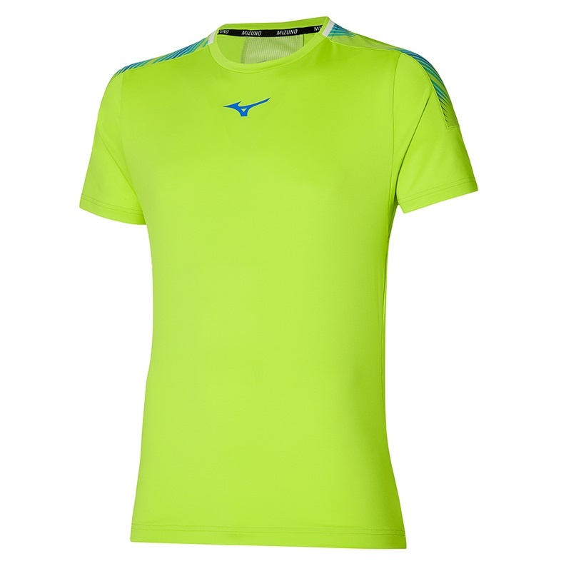 T Shirts Mizuno Shadow Tee Homme Vert Clair | France M8690XQ