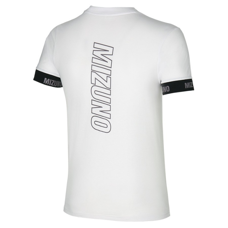 T Shirts Mizuno Tee Homme Blanche | France M1682JO