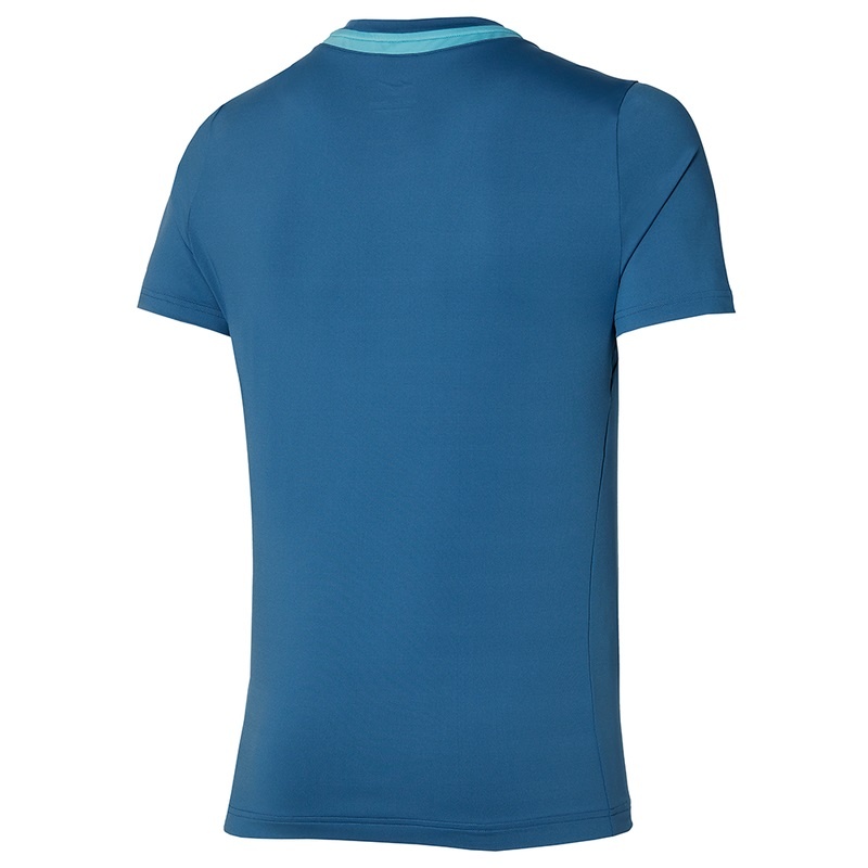 T Shirts Mizuno Tee Homme Bleu | France M5864XQ