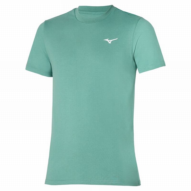 T Shirts Mizuno Tee Homme Bleu | France M1804TE