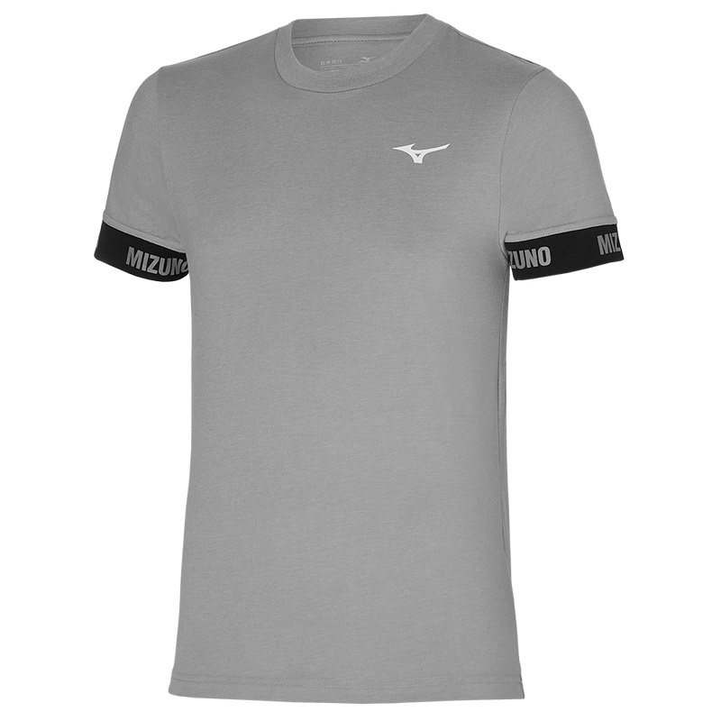 T Shirts Mizuno Tee Homme Grise | France M7918AK