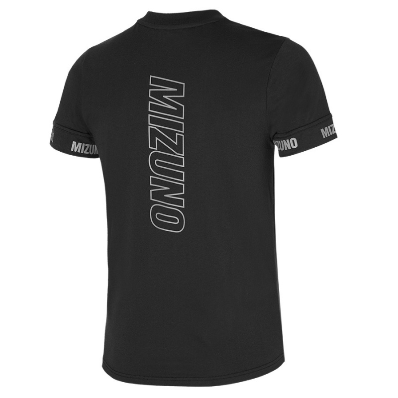 T Shirts Mizuno Tee Homme Noir | France M2803QU