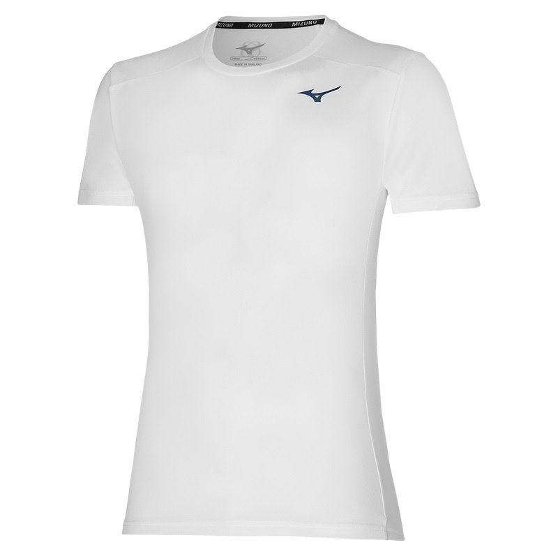 T Shirts Mizuno Two Loops 88 Tee Homme Blanche | France M1246FE