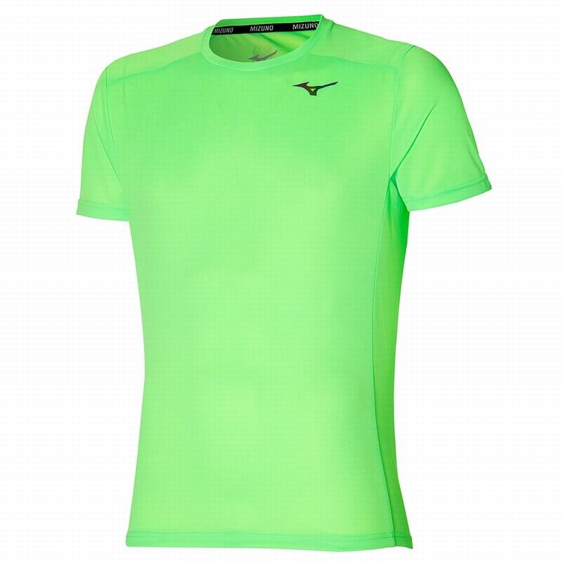 T Shirts Mizuno Two Loops 88 Tee Homme Vert Clair | France M4782XO