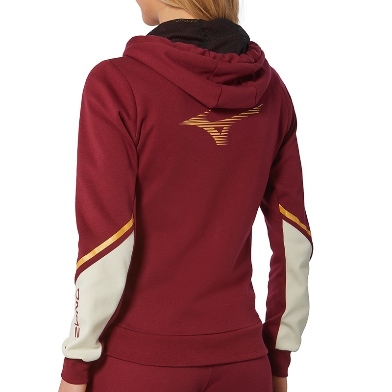 Vestes Mizuno Athletics Sweat Femme Rouge | France M4910PR