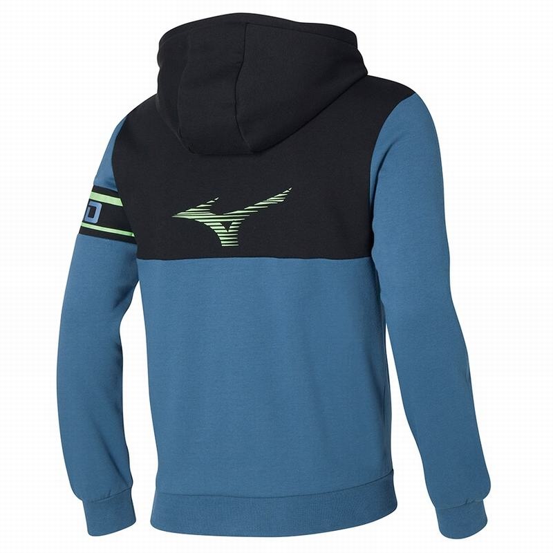 Vestes Mizuno Athletics Sweat Homme Bleu | France M0139NH