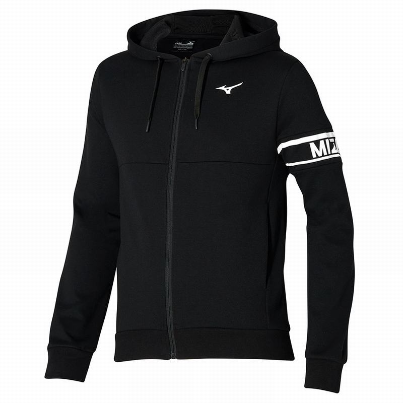 Vestes Mizuno Athletics Sweat Homme Noir | France M8297YV