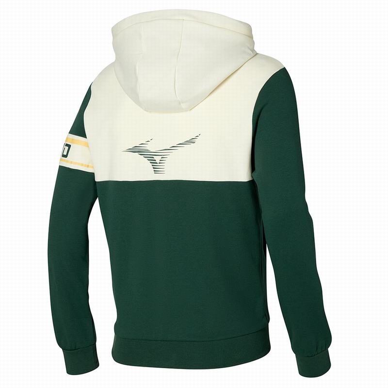 Vestes Mizuno Athletics Sweat Homme Vert | France M5071XC