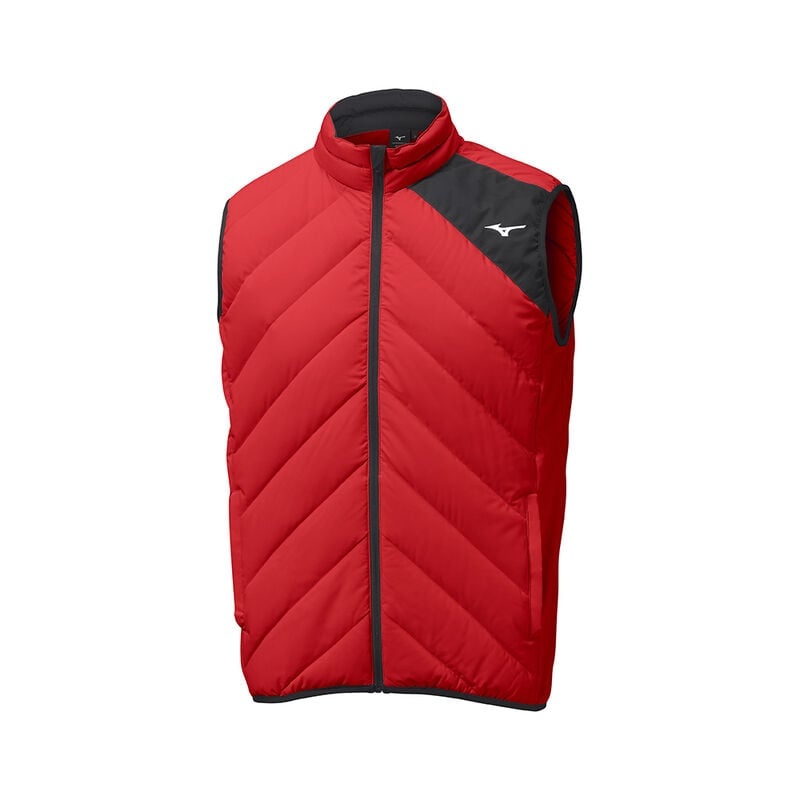 Vestes Mizuno Breath Thermo Move Down Gilet Homme Rouge | France M7586PK