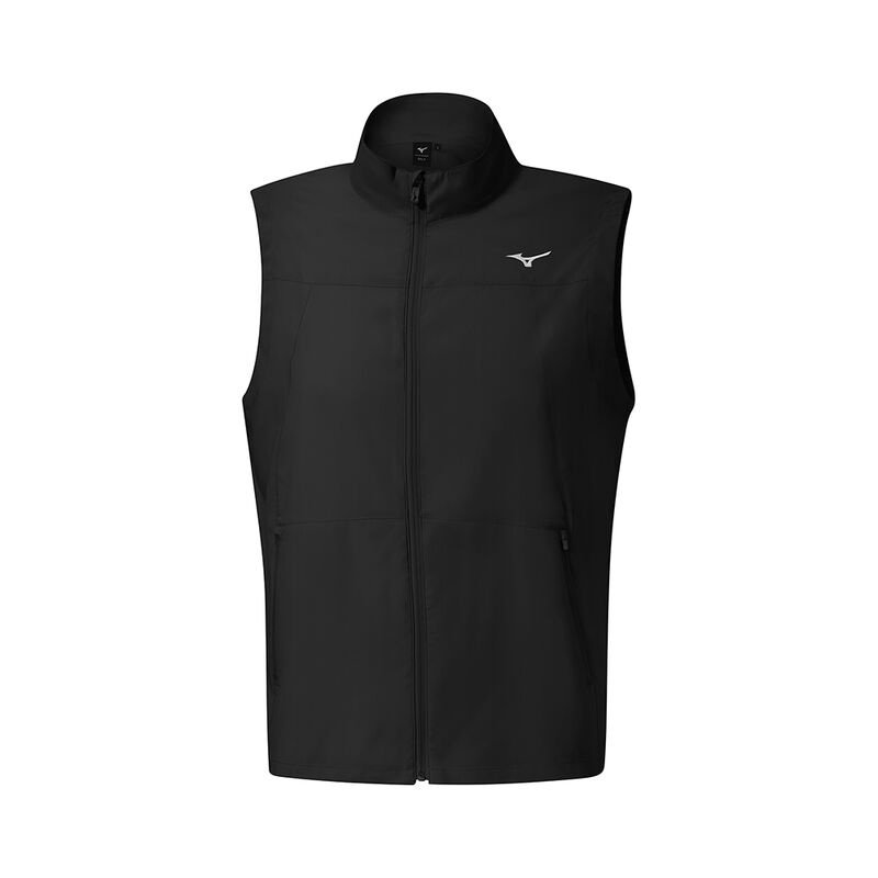 Vestes Mizuno MT Drizzle Vest Homme Noir | France M5931CA