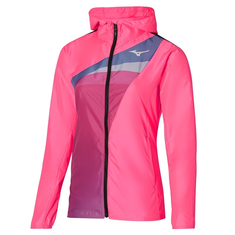 Vestes Mizuno Release Encapuchonné Femme Rose | France M1036OK