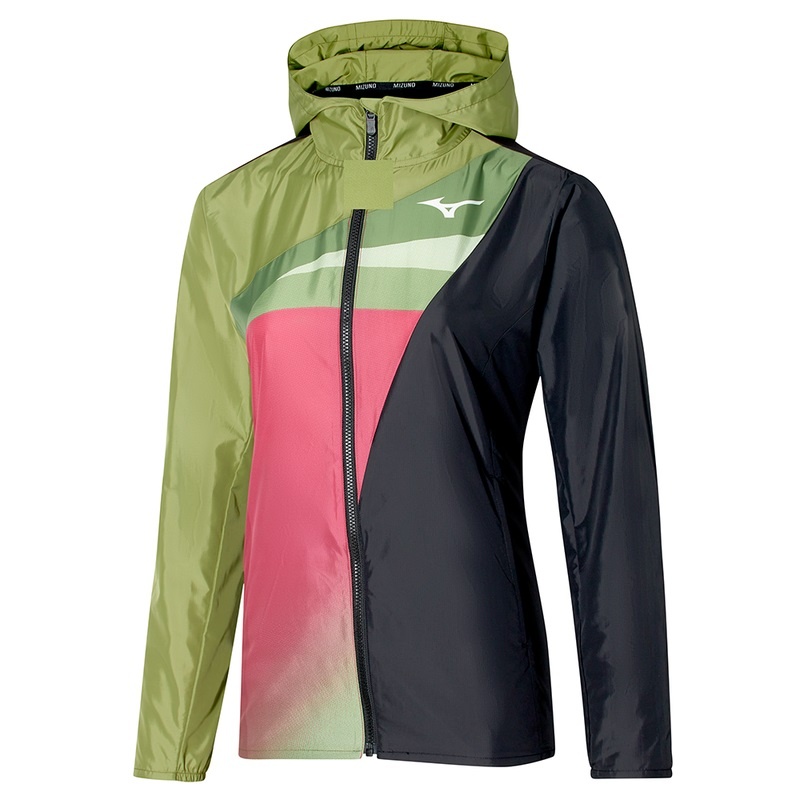 Vestes Mizuno Release Encapuchonné Femme Vert | France M1096DV