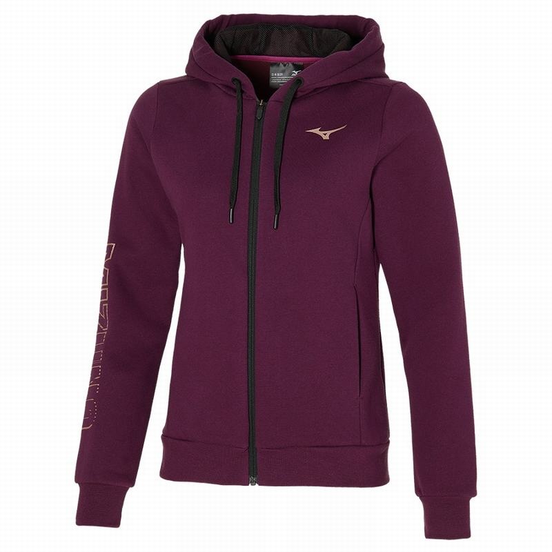 Vestes Mizuno Sweat Femme Violette | France M7361CJ